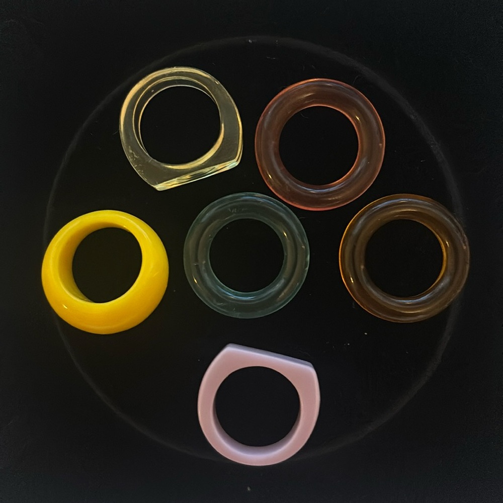 Colorful ring set